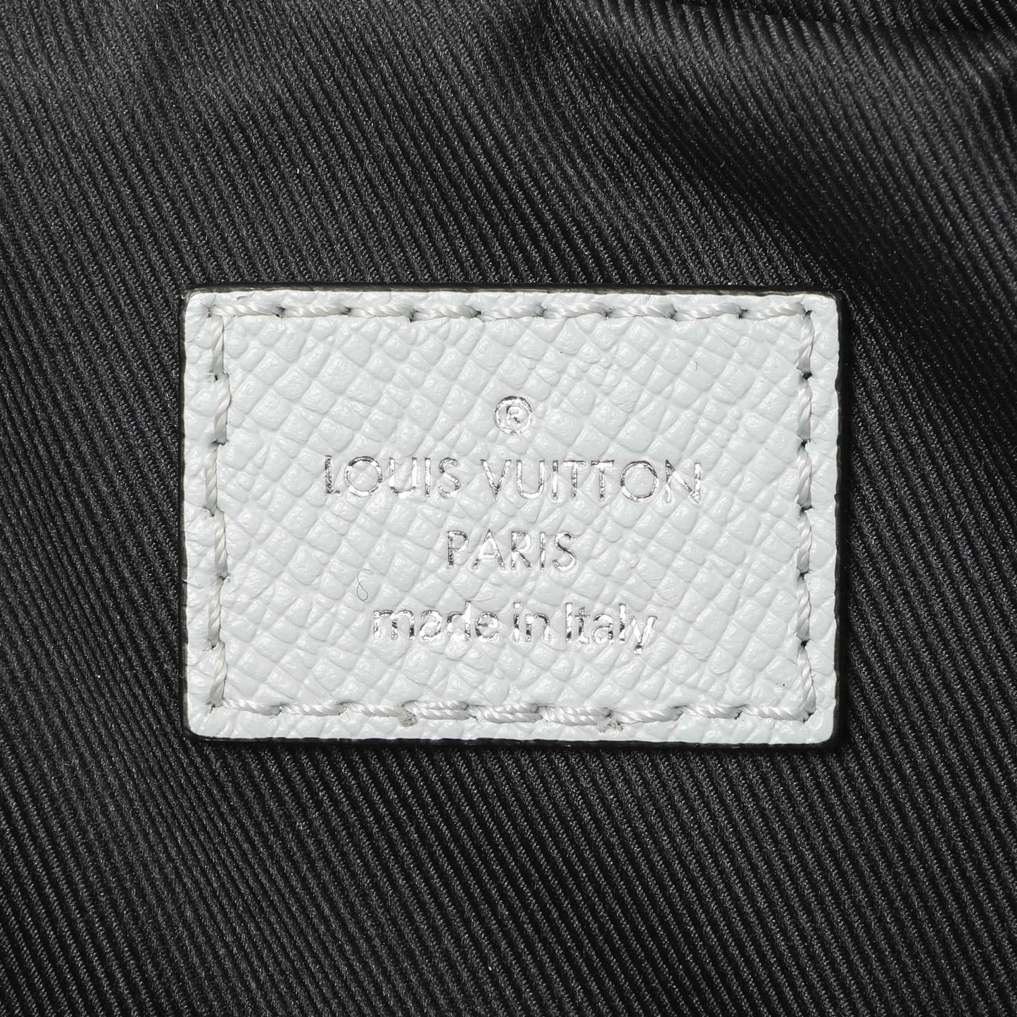 Exclusive Louis Vuitton White Monogram Taiga Outdoor Bumbag — Detail View