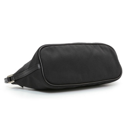 Exclusive Gucci Black Nylon Boat Pochette — Back View