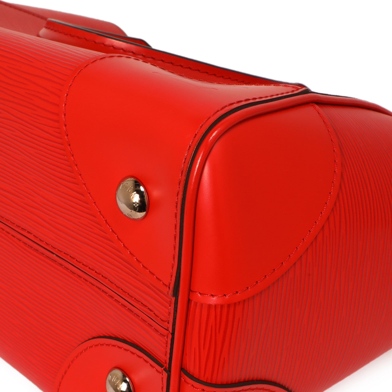 Exclusive Louis Vuitton Coquelicot Epi Phenix MM — Detail View