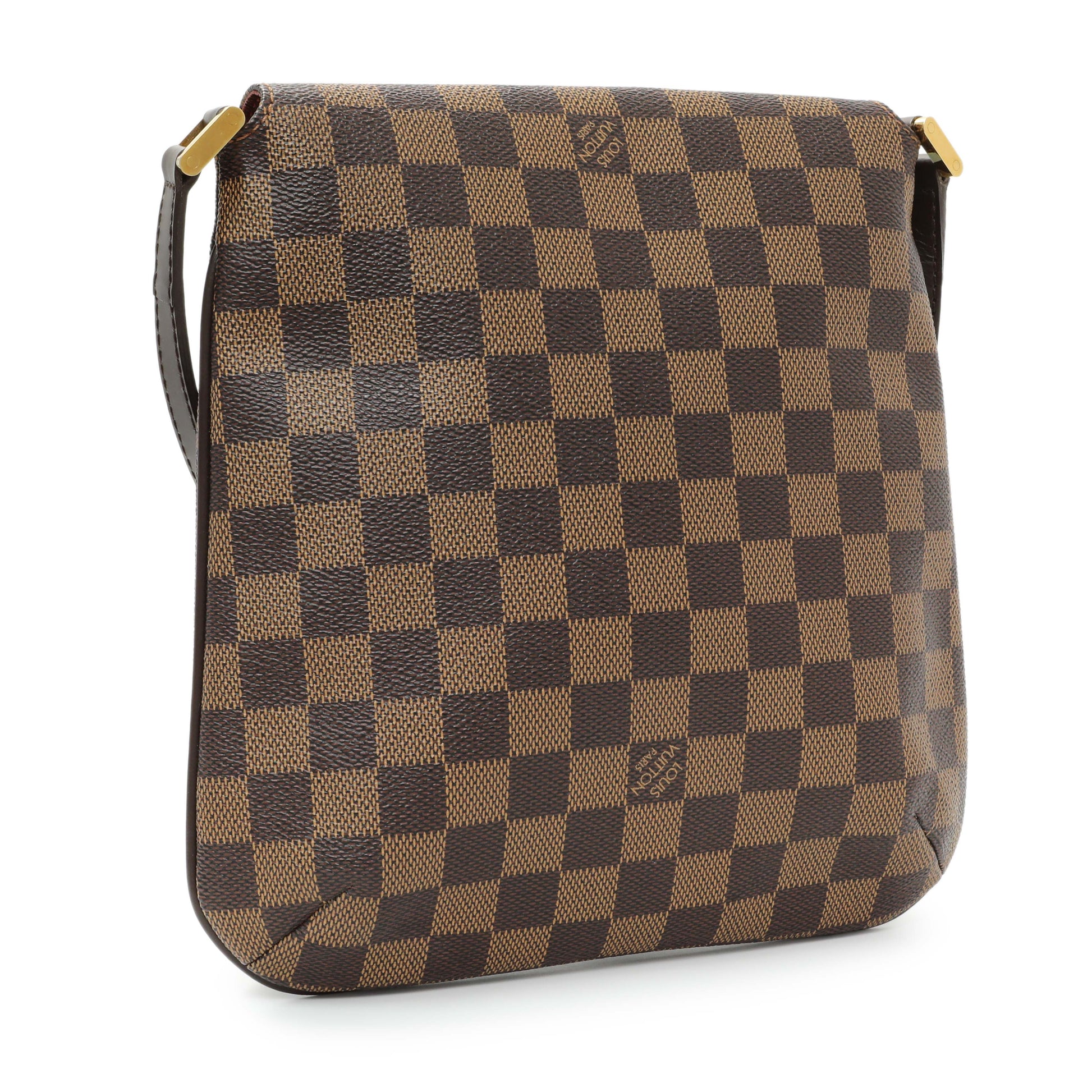 Exclusive Louis Vuitton Damier Ebene Musette Salsa — Side View