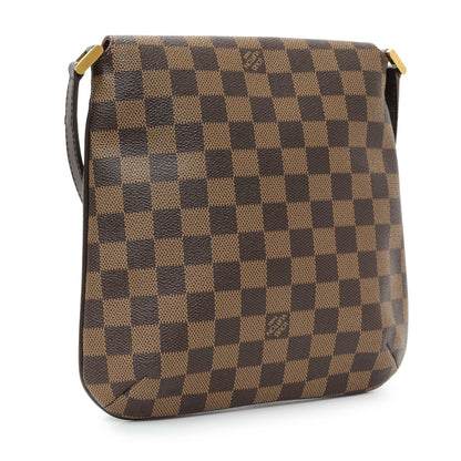 Exclusive Louis Vuitton Damier Ebene Musette Salsa — Side View