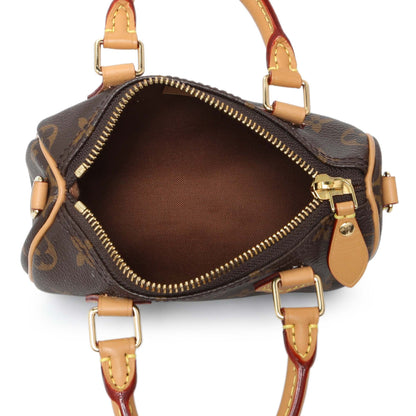 Exclusive Louis Vuitton Monogram Nano Speedy — Top View