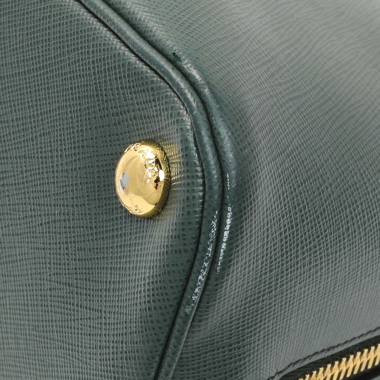 Exclusive Prada Green Saffiano Medium Promenade Tote — Alternate View 7