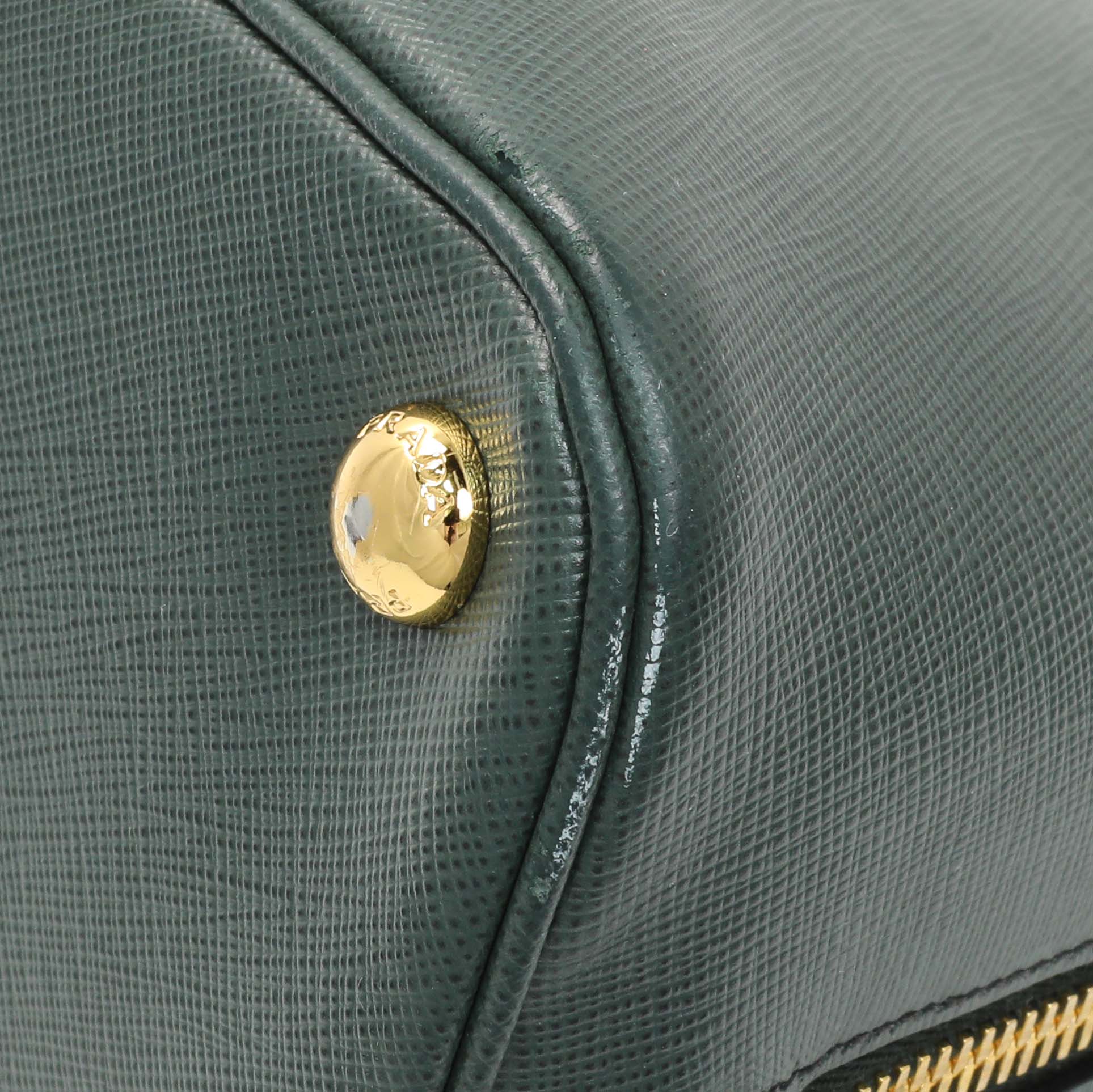 Exclusive Prada Green Saffiano Medium Promenade Tote — Alternate View 7