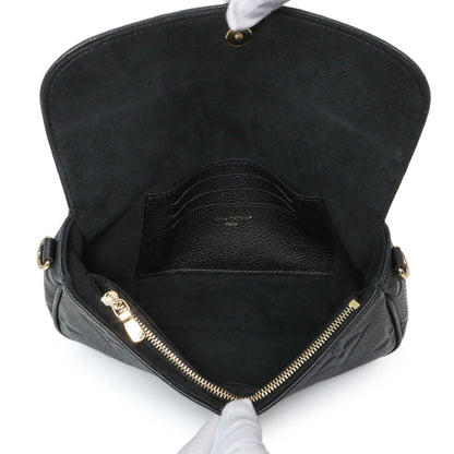 Exclusive Louis Vuitton Empreinte Monogram Giant Ivy Wallet On Chain — Top View