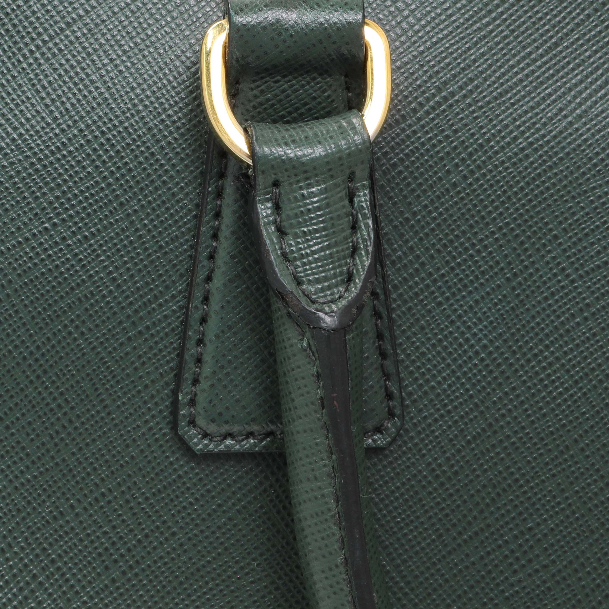 Exclusive Prada Green Saffiano Medium Promenade Tote — Alternate View 10