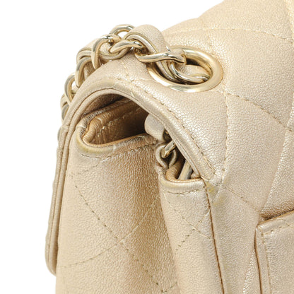 Exclusive Chanel Metallic Quilted Mini Square Flap — Alternate View 9