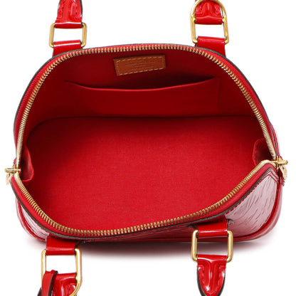 Exclusive Louis Vuitton Cherry Vernis Alma BB — Top View
