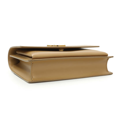 Exclusive Saint Laurent Beige Sunset Top Handle Bag — Back View