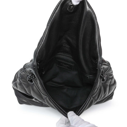 Exclusive Saint Laurent  Black Lambskin Small Loulou Puffer — Alternate View 8