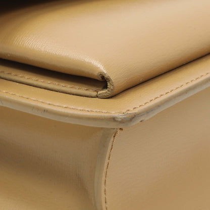 Exclusive Saint Laurent Beige Sunset Top Handle Bag — Top View