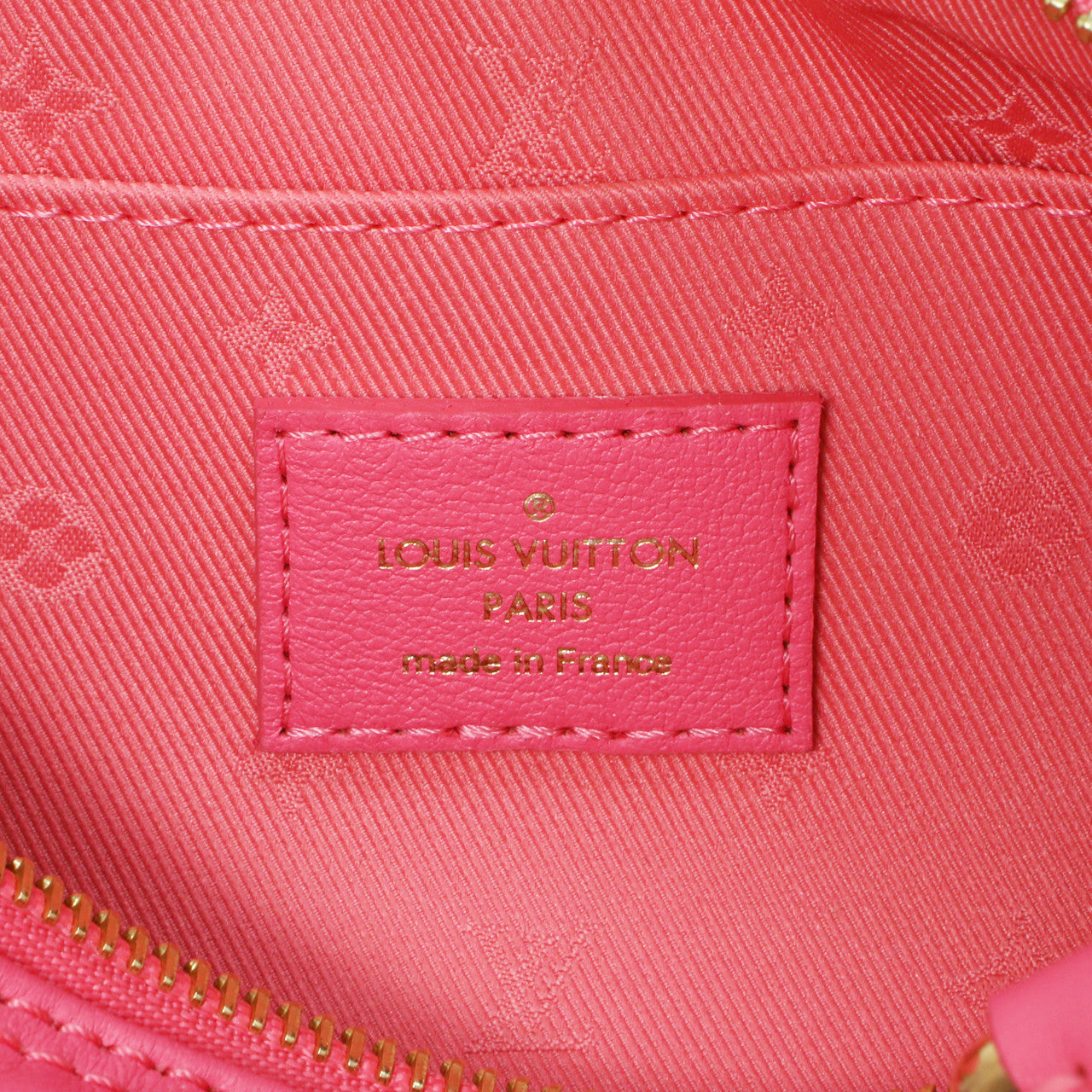 Exclusive Louis Vuitton Dragon Fruit Calfskin Papillon BB — Alternate View 7