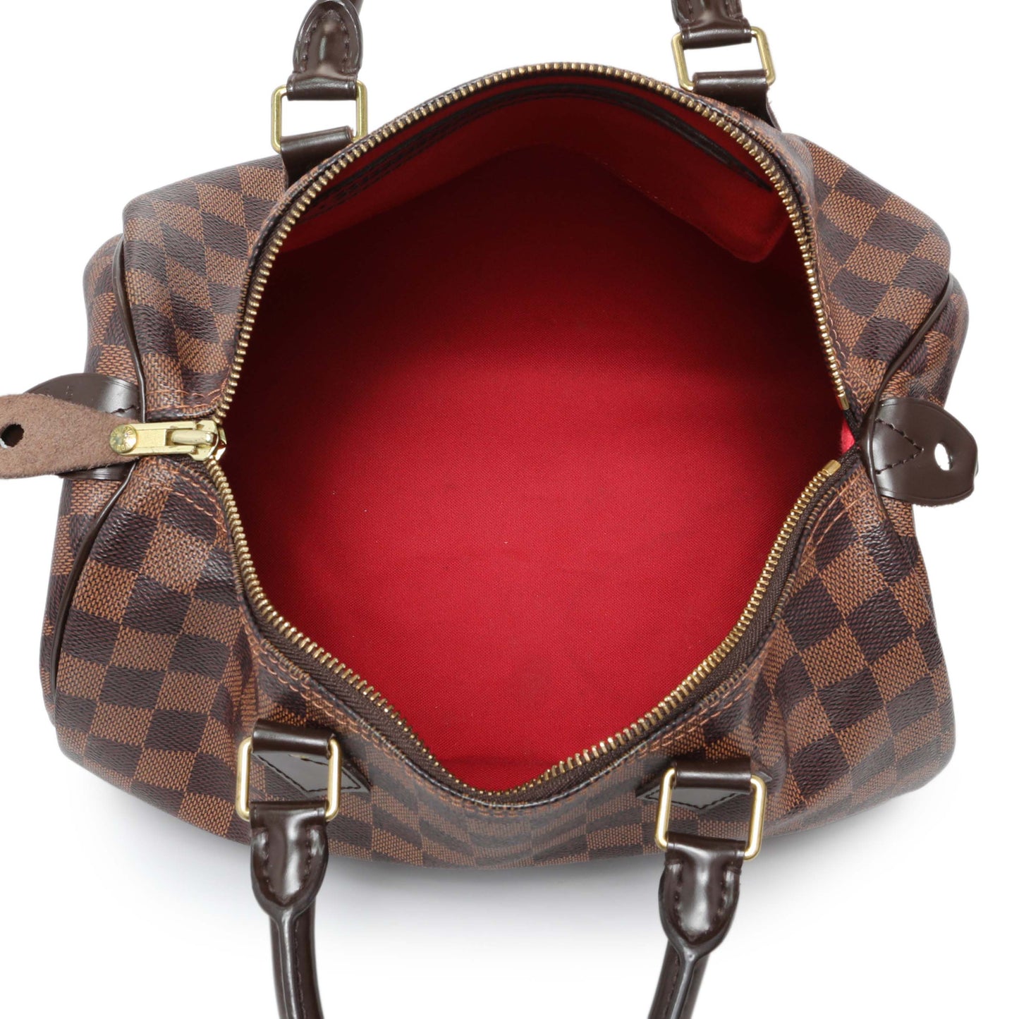 Exclusive Louis Vuitton Damier Ebene Speedy 30 — Alternate View 8