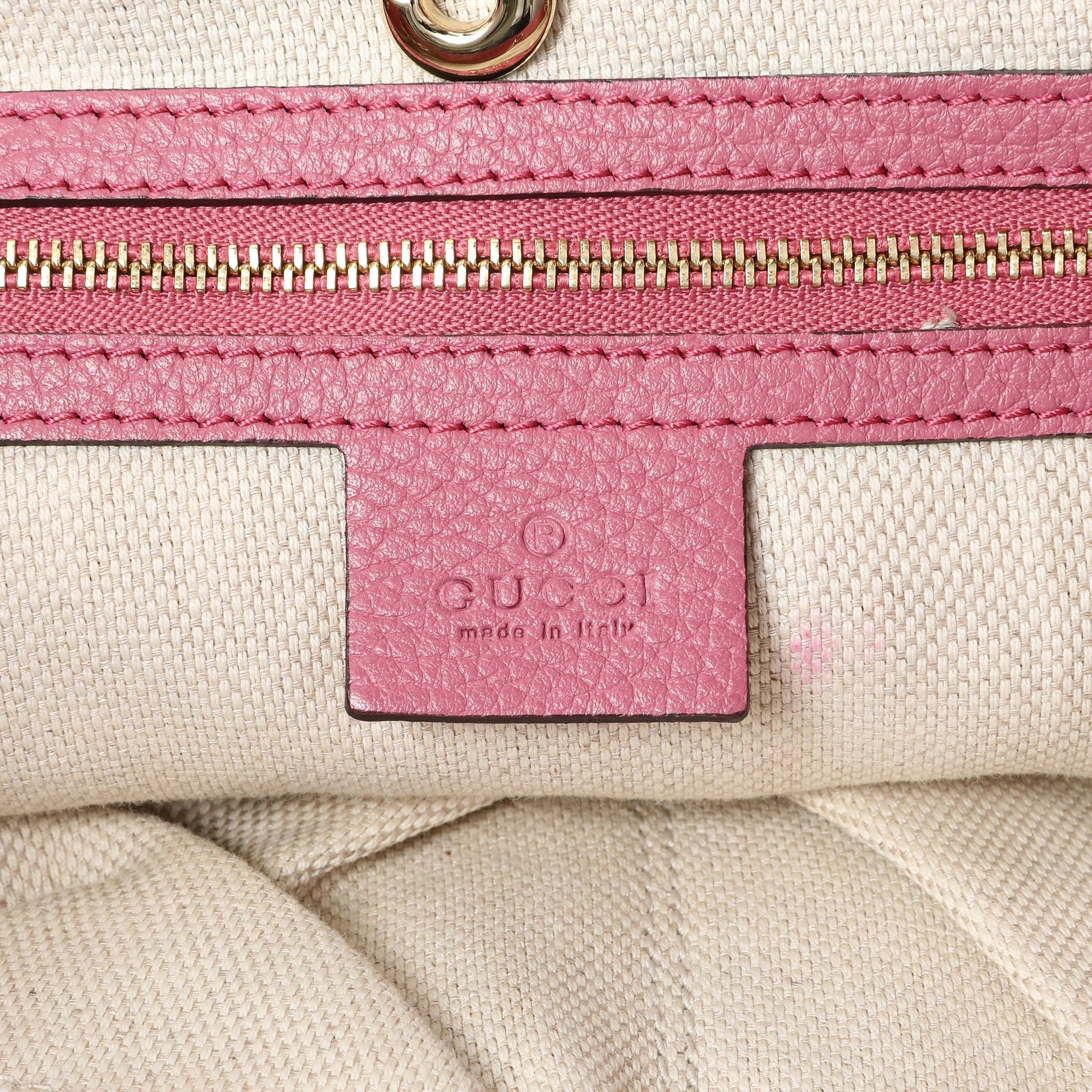 Exclusive Gucci Pink Medium Soho Chain Shoulder Bag — Alternate View 9