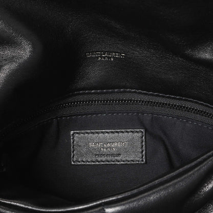 Exclusive Saint Laurent  Black Lambskin Small Loulou Puffer — Alternate View 9