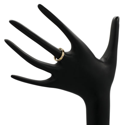 Exclusive Tiffany & Co 18K Yellow Gold Diamond 3mm Band Ring — Back View