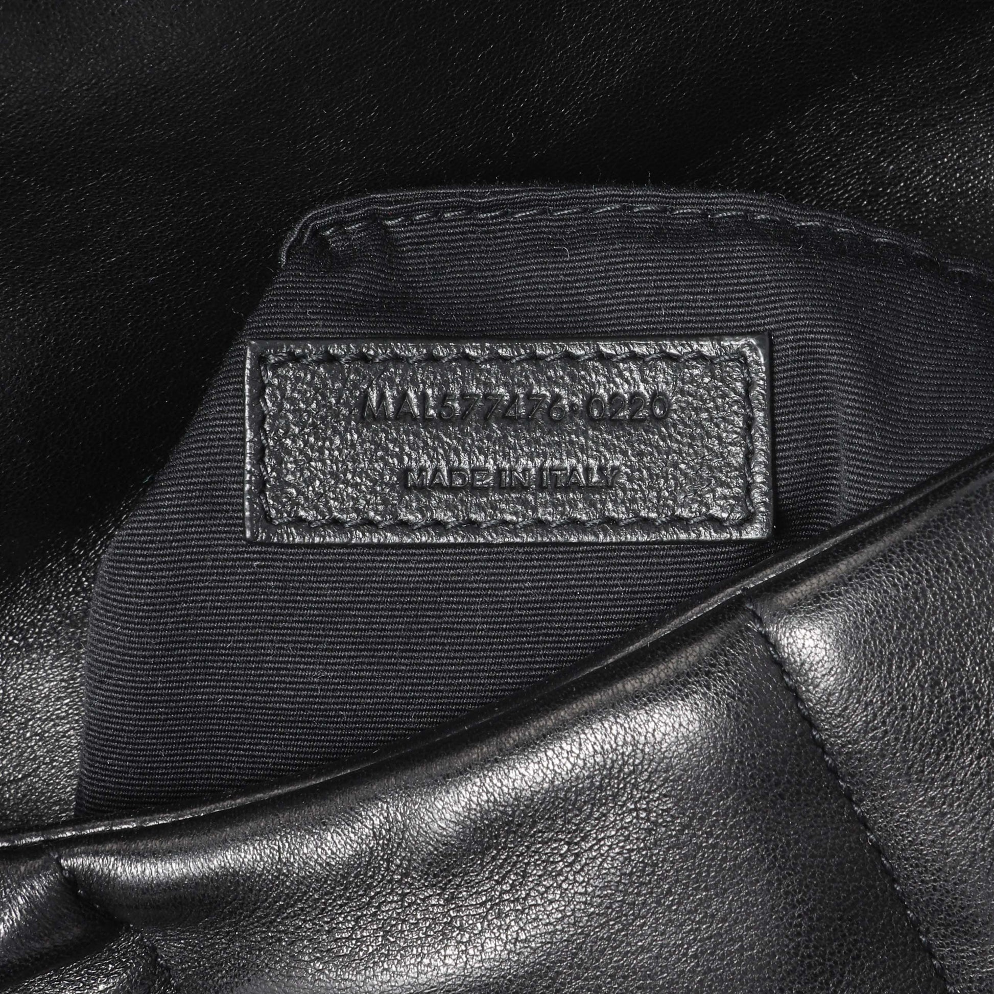 Exclusive Saint Laurent  Black Lambskin Small Loulou Puffer — Alternate View 10