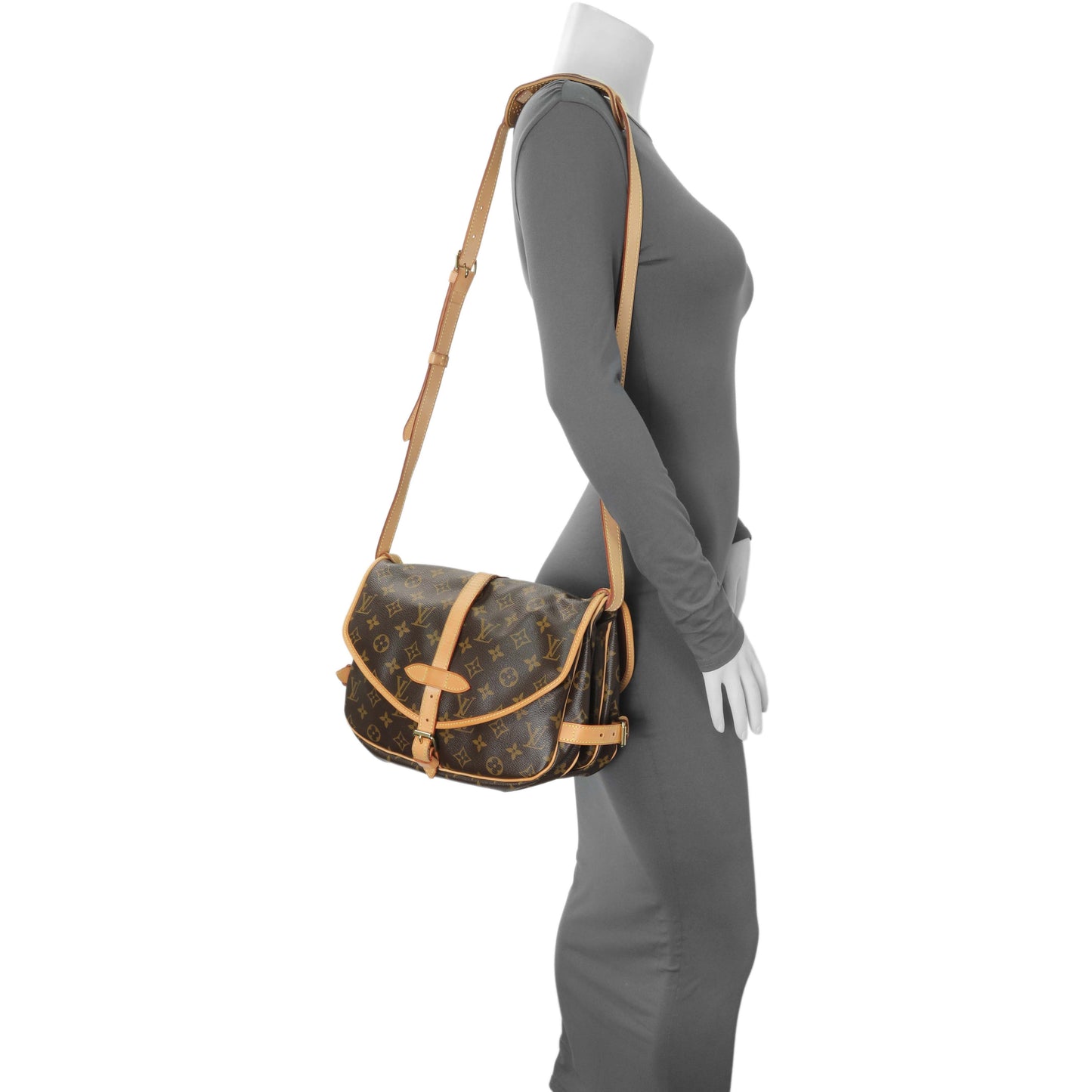 Exclusive Louis Vuitton Monogram Saumur 30 — Alternate View 8