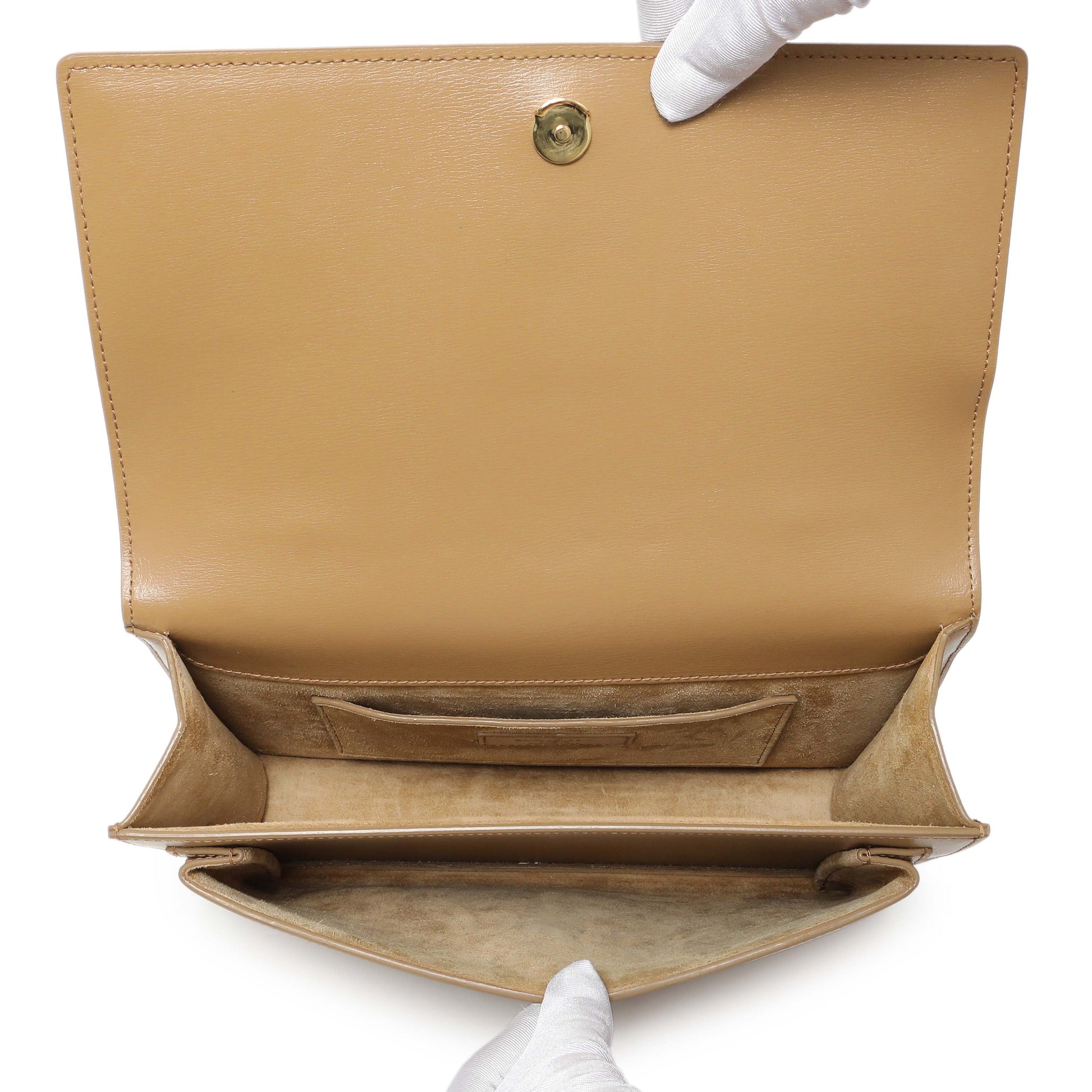 Exclusive Saint Laurent Beige Sunset Top Handle Bag — Alternate View 8