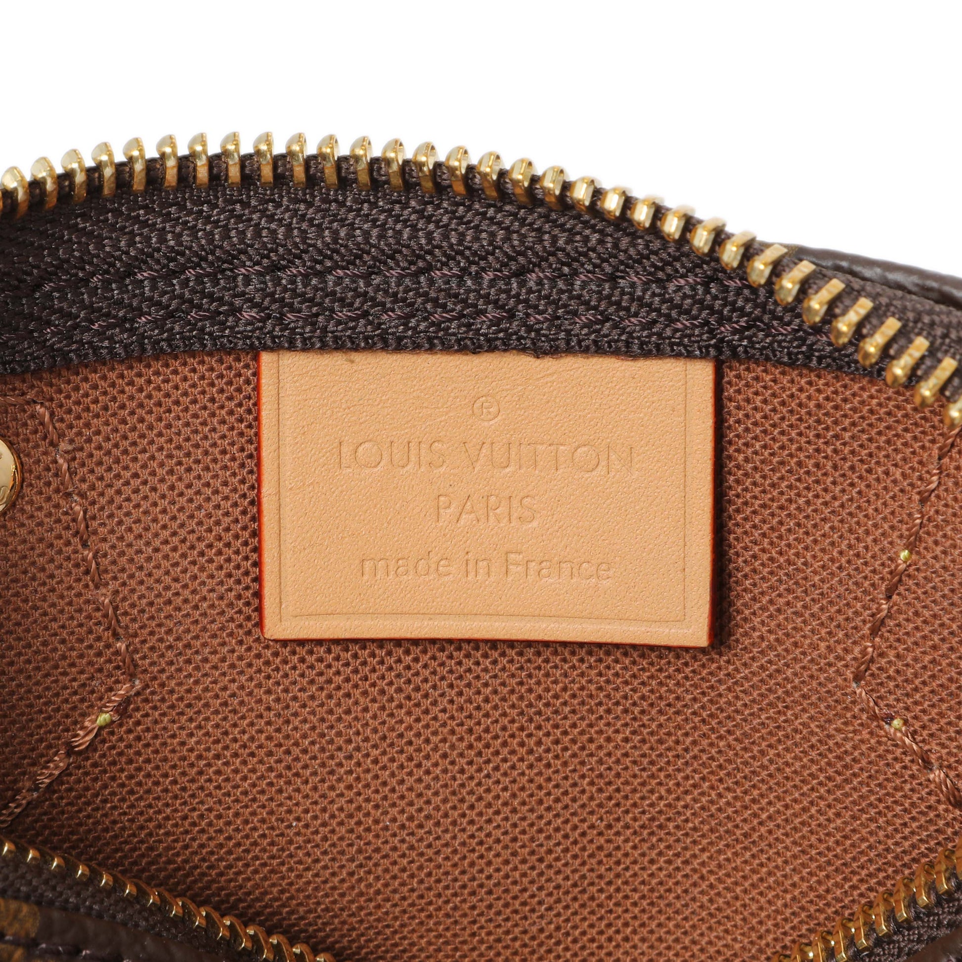 Exclusive Louis Vuitton Monogram Nano Speedy — Detail View