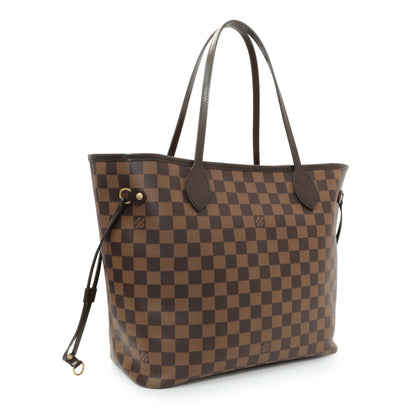 Exclusive Louis Vuitton Damier Ebene Neverfull MM — Side View