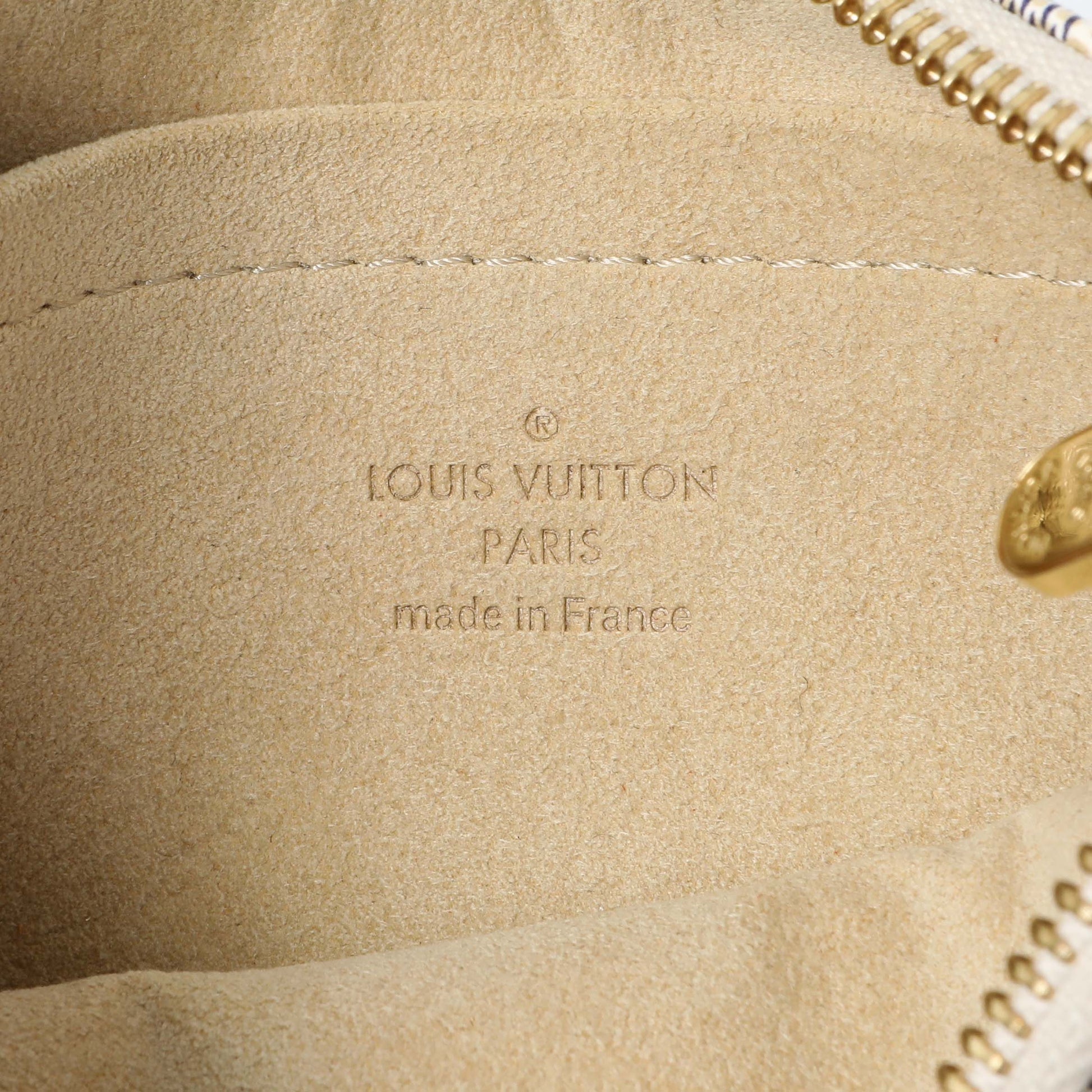 Exclusive Louis Vuitton Damier Azur Pochette Milla MM — Alternate View 7