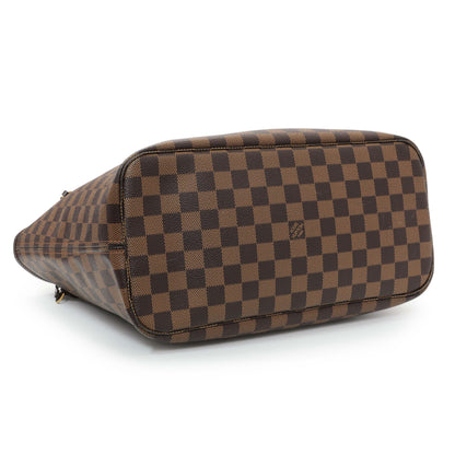 Exclusive Louis Vuitton Damier Ebene Neverfull MM — Back View