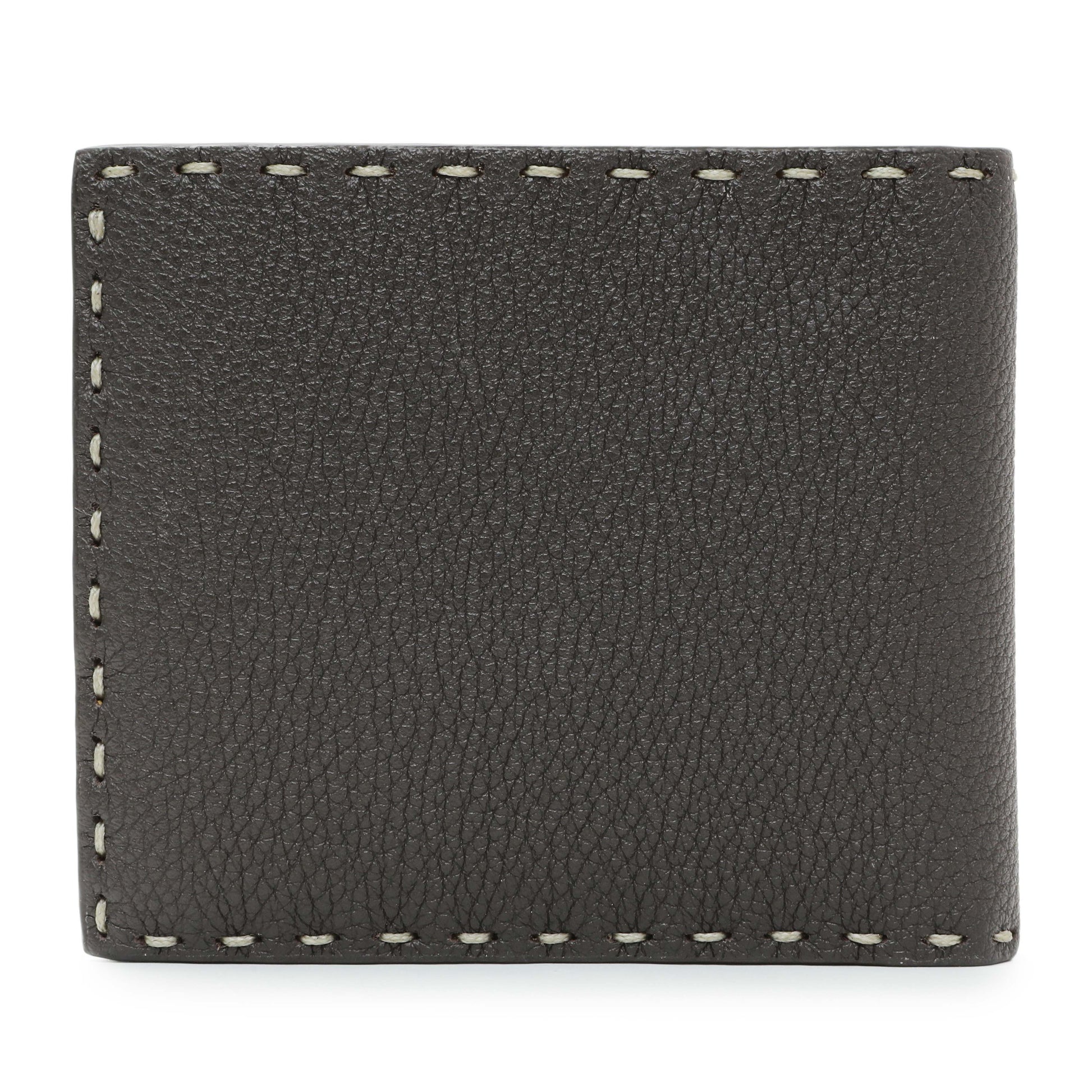 Exclusive Fendi Brown Cuoio Romano Selleria Wallet — Side View