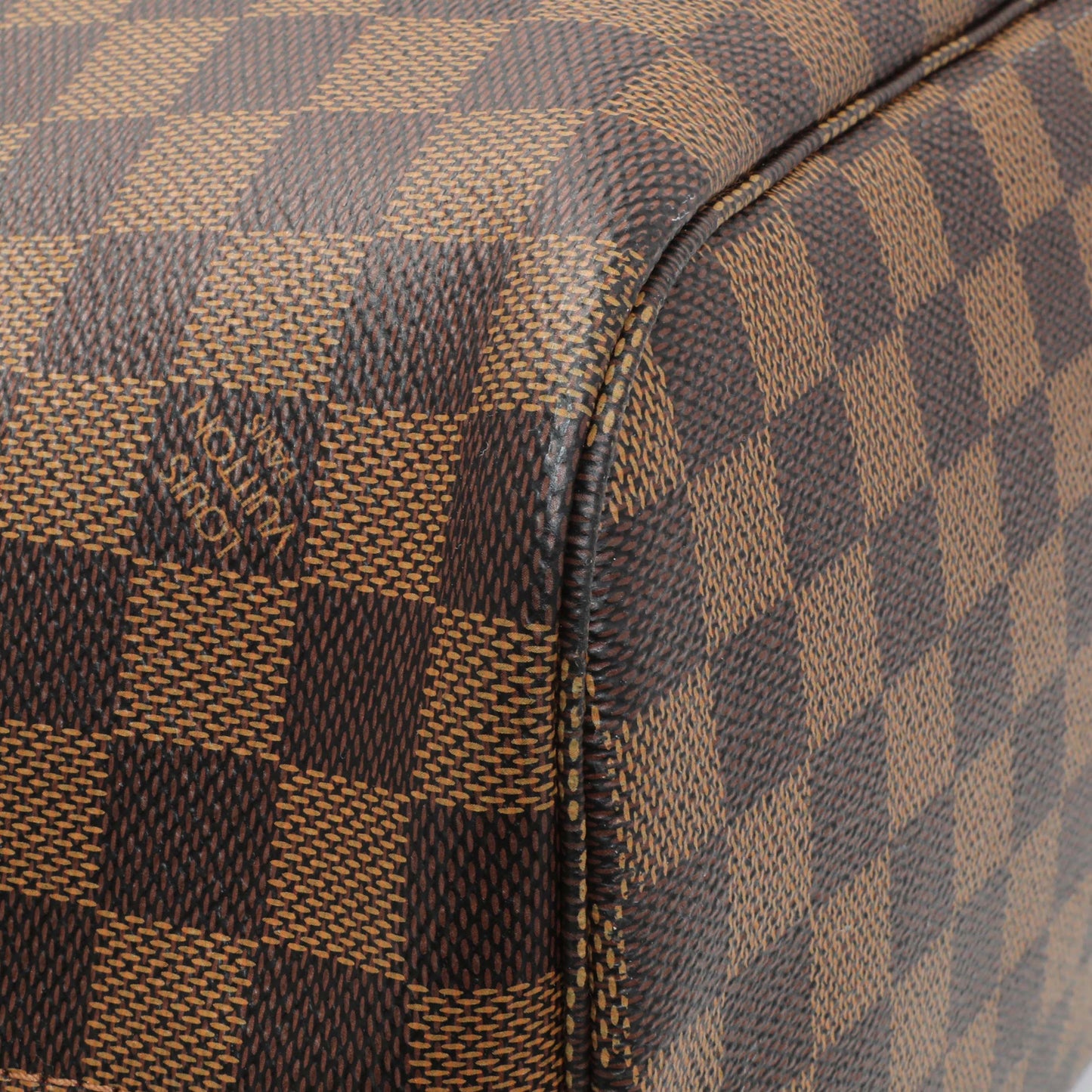 Exclusive Louis Vuitton Damier Ebene Neverfull MM — Lifestyle View