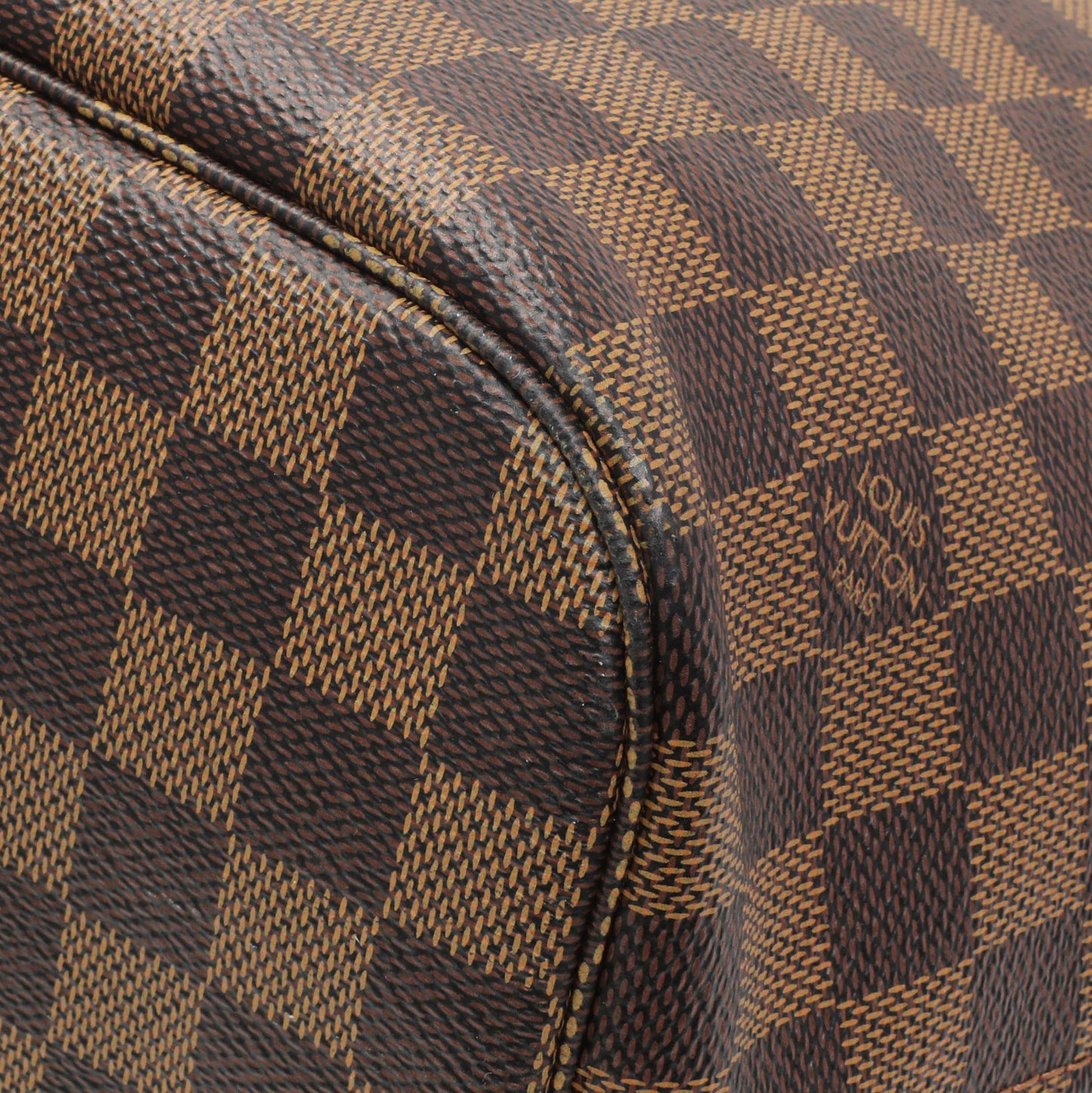 Exclusive Louis Vuitton Damier Ebene Neverfull MM — Alternate View 7