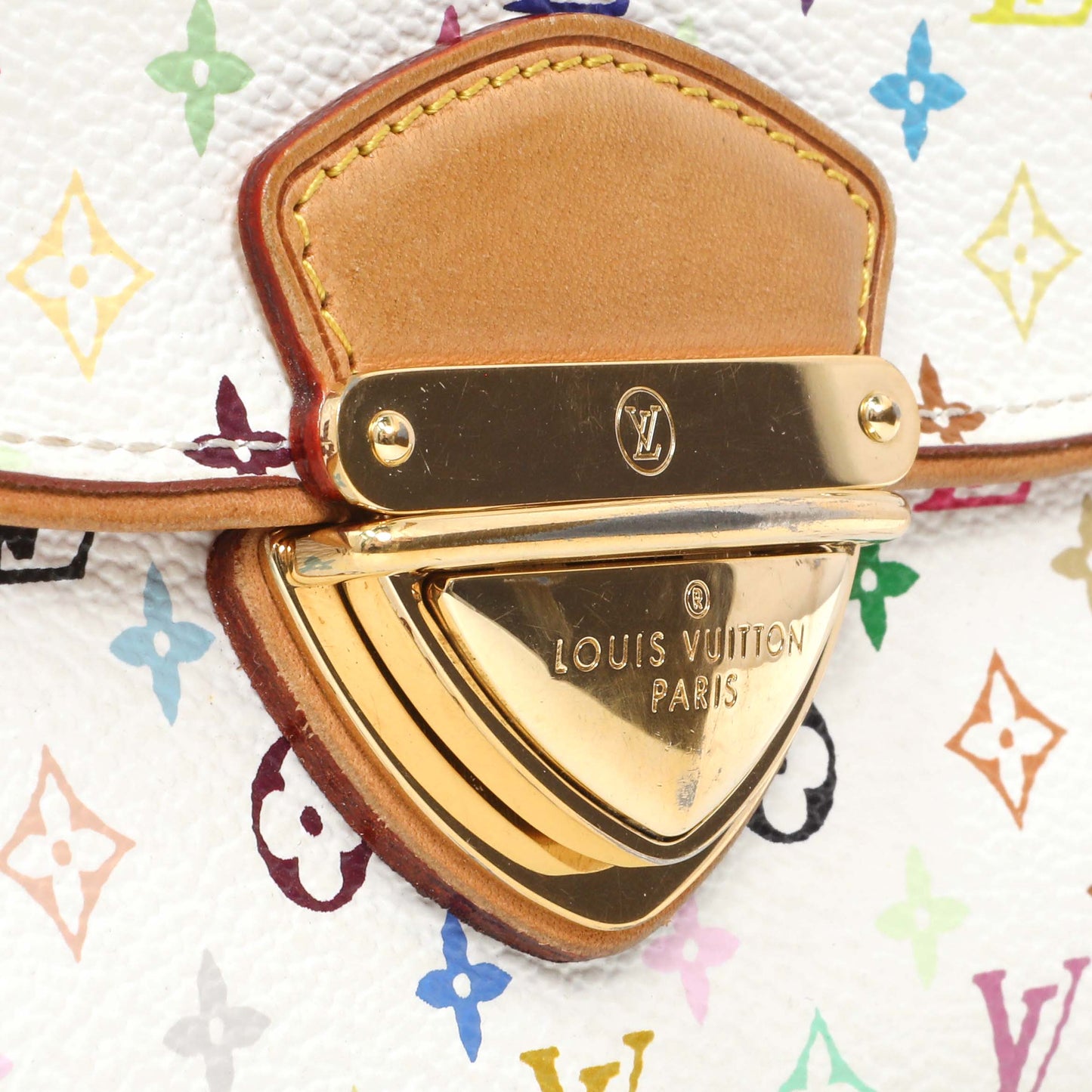 Exclusive Louis Vuitton White Monogram Multicolor Eugenie Wallet — Alternate View 11