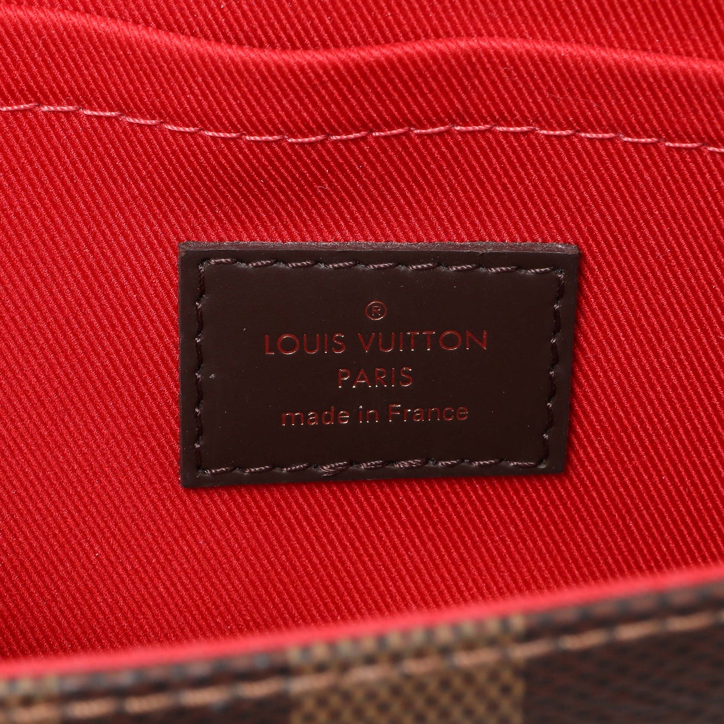 Exclusive Louis Vuitton Damier Ebene Croisette — Detail View