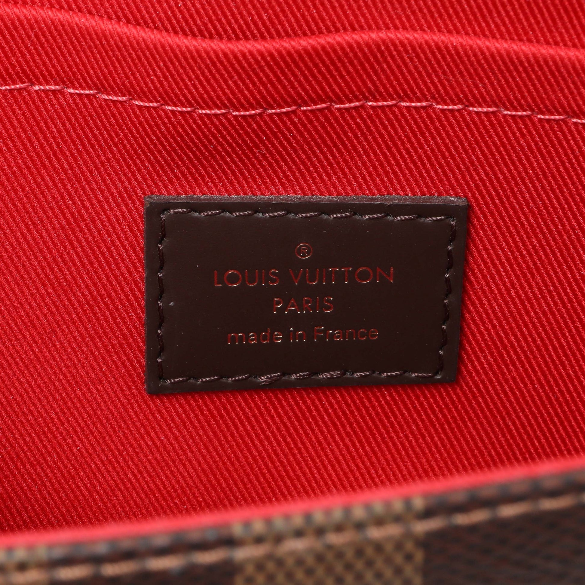 Exclusive Louis Vuitton Damier Ebene Croisette — Detail View