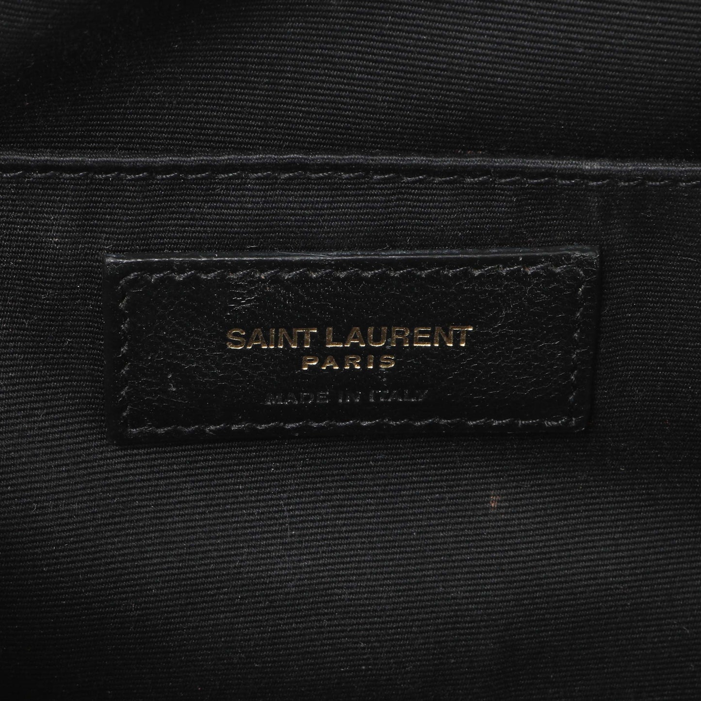 Exclusive Saint Laurent Black Patent Matelasse Monogram Mini Vicky Camera Bag — Alternate View 9