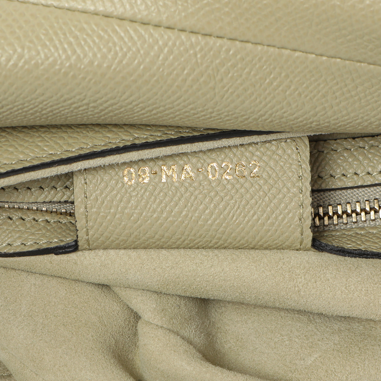 Exclusive Christian Dior Ethereal Green Grained Calfskin Saddle Bag — Lifestyle View