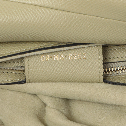 Exclusive Christian Dior Ethereal Green Grained Calfskin Saddle Bag — Lifestyle View