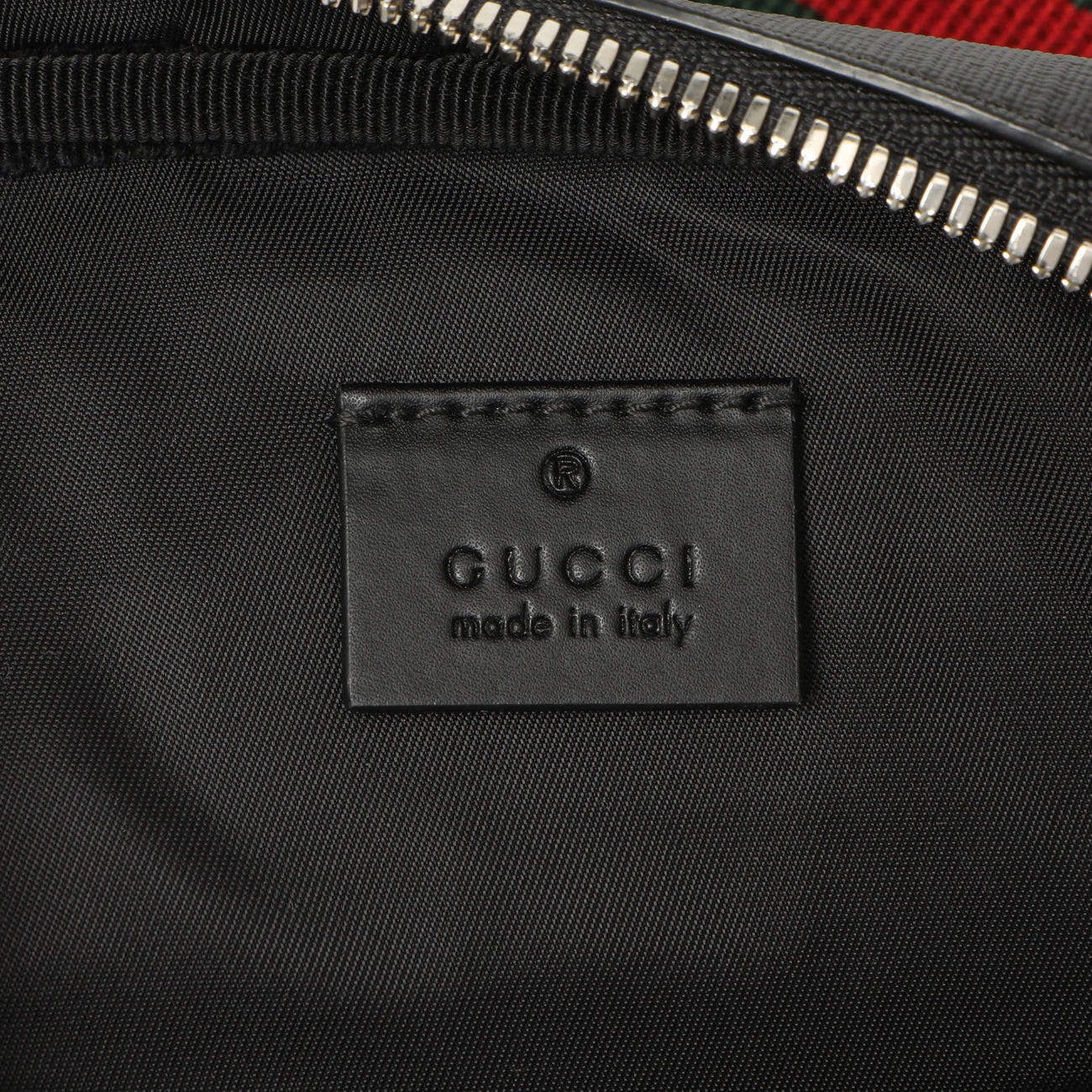 Exclusive Gucci GG Supreme Monogram Web Belt Bag — Lifestyle View