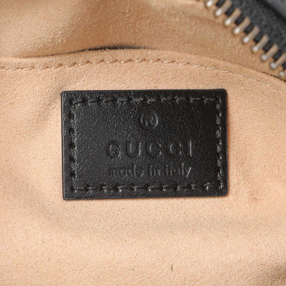 Exclusive Gucci Black Calfskin Matelasse Mini GG Marmont Chain Shoulder Bag — Alternate View 9