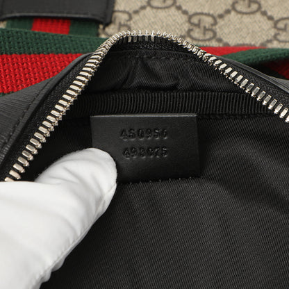 Exclusive Gucci GG Supreme Monogram Web Belt Bag — Alternate View 7