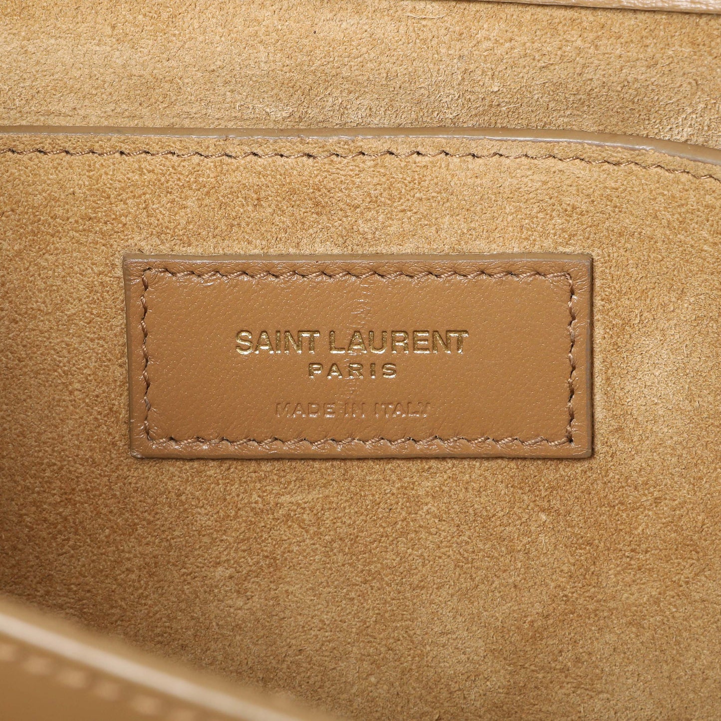 Exclusive Saint Laurent Beige Sunset Top Handle Bag — Alternate View 9