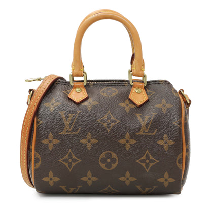Exclusive Louis Vuitton Monogram Nano Speedy — Front View