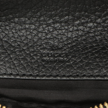 Exclusive Gucci Black Calfskin Super Mini Marmont Crossbody — Lifestyle View