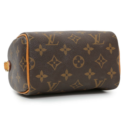 Exclusive Louis Vuitton Monogram Nano Speedy — Back View
