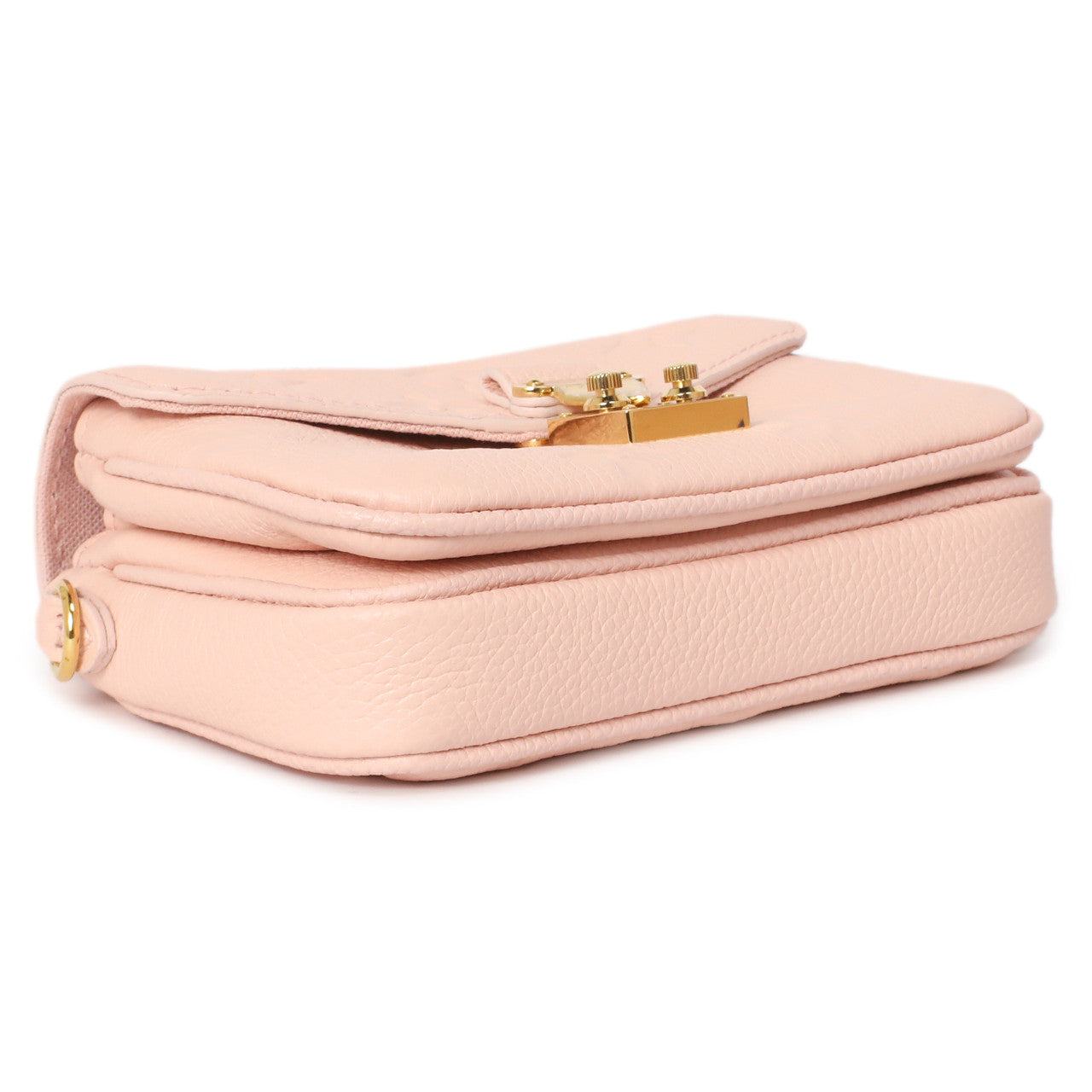 Exclusive Louis Vuitton Pink Empreinte Micro Metis — Back View