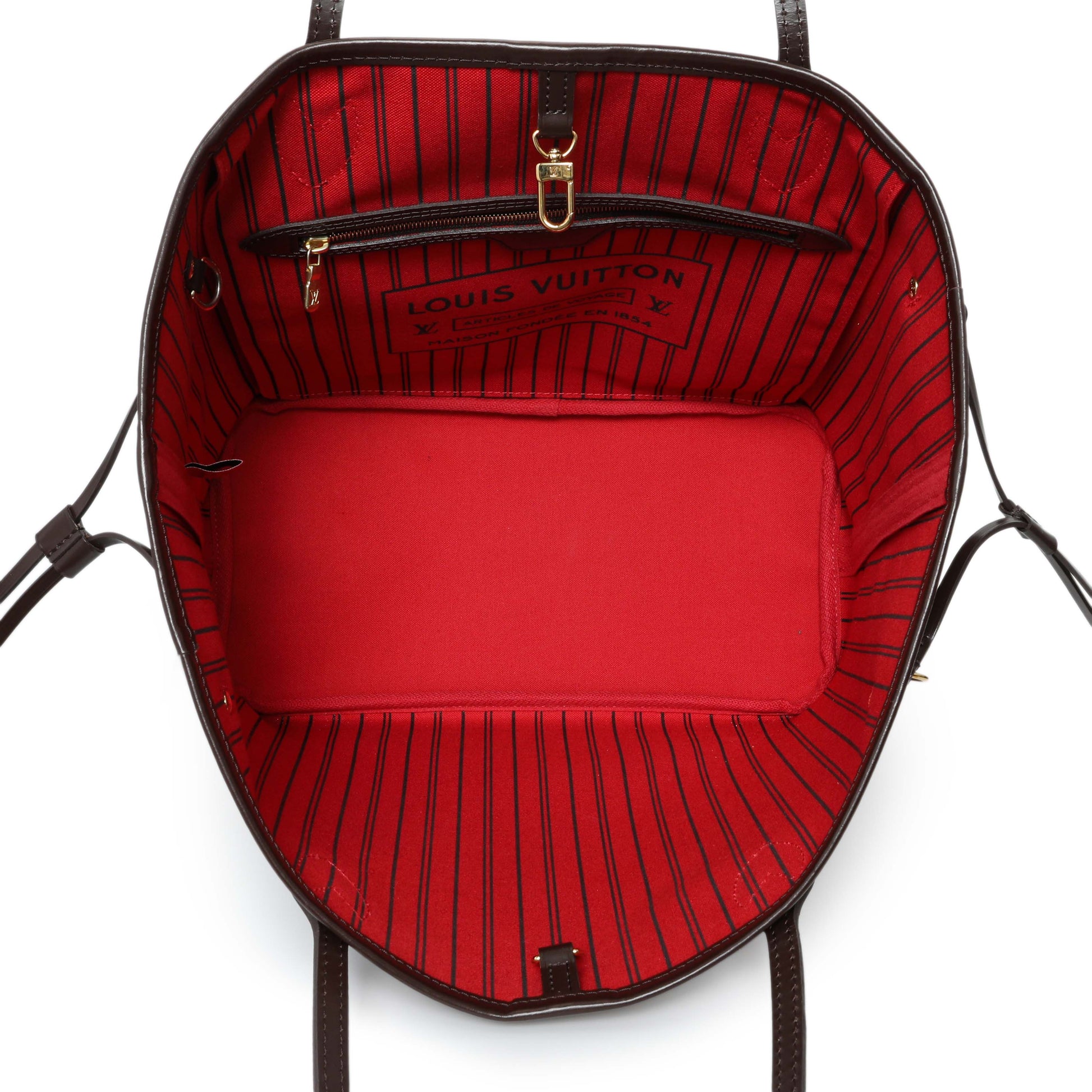 Exclusive Louis Vuitton Damier Ebene Neverfull MM — Alternate View 8