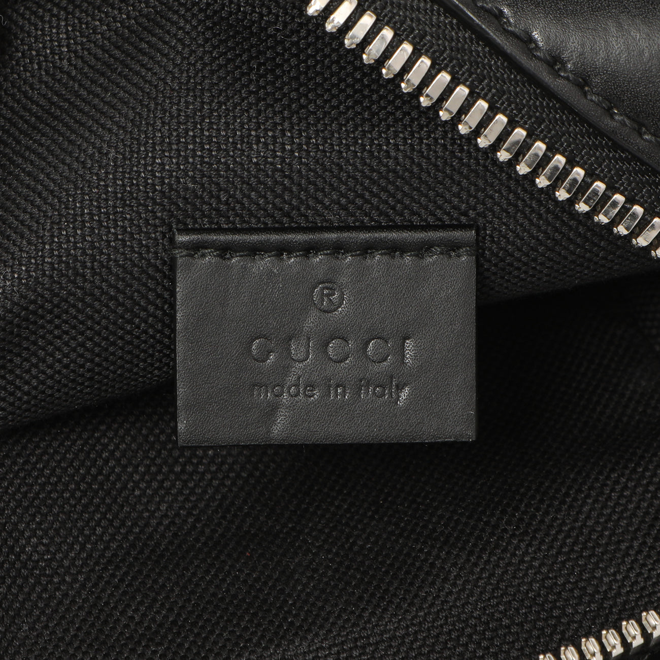 Exclusive Gucci Black GG Supreme Monogram Mini Messenger — Lifestyle View
