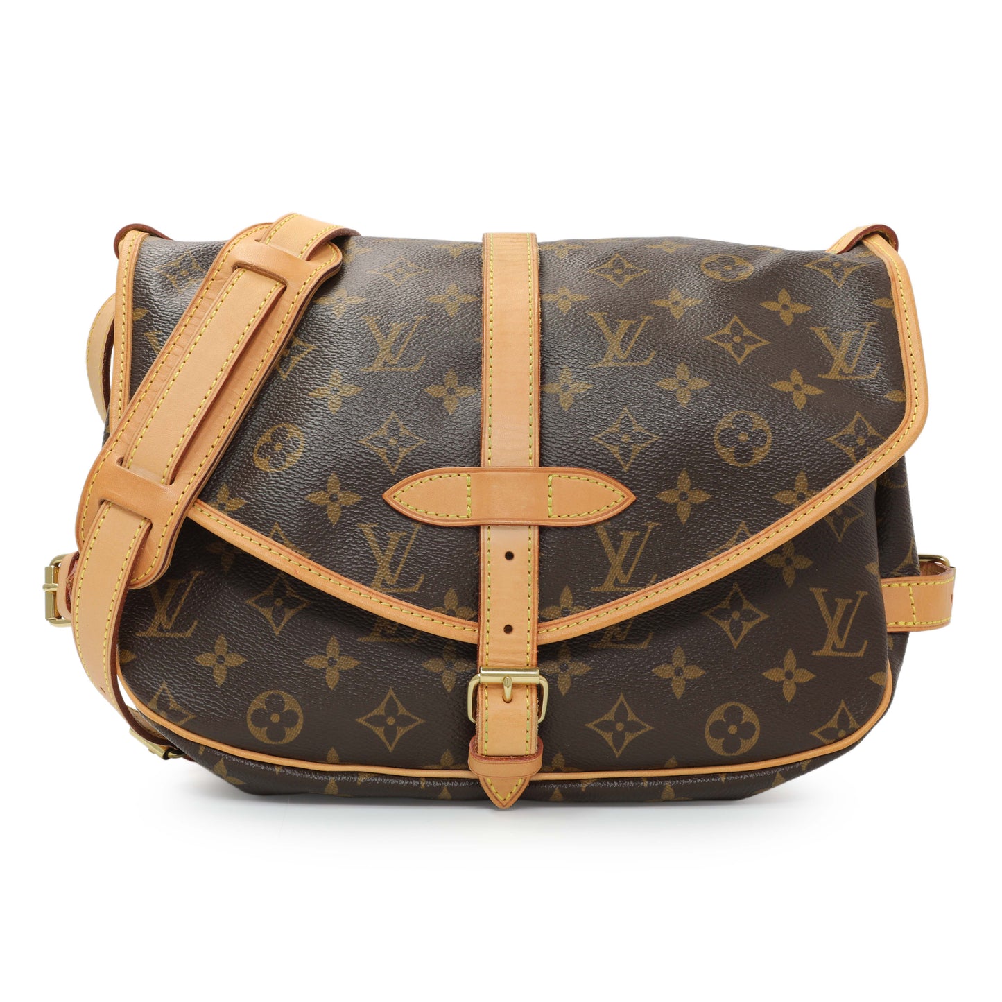 Exclusive Louis Vuitton Monogram Saumur 30 — Front View