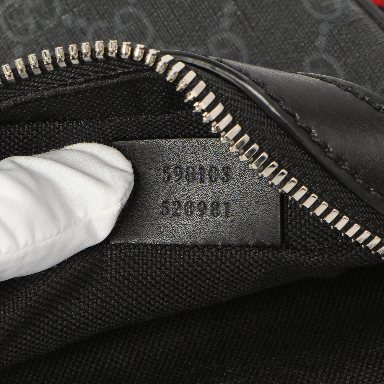 Exclusive Gucci Black GG Supreme Monogram Mini Messenger — Alternate View 7