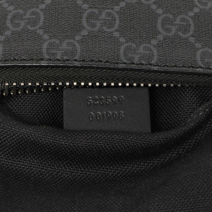 Exclusive Gucci GG Supreme Monogram Web Small Flat Messenger Bag — Alternate View 7