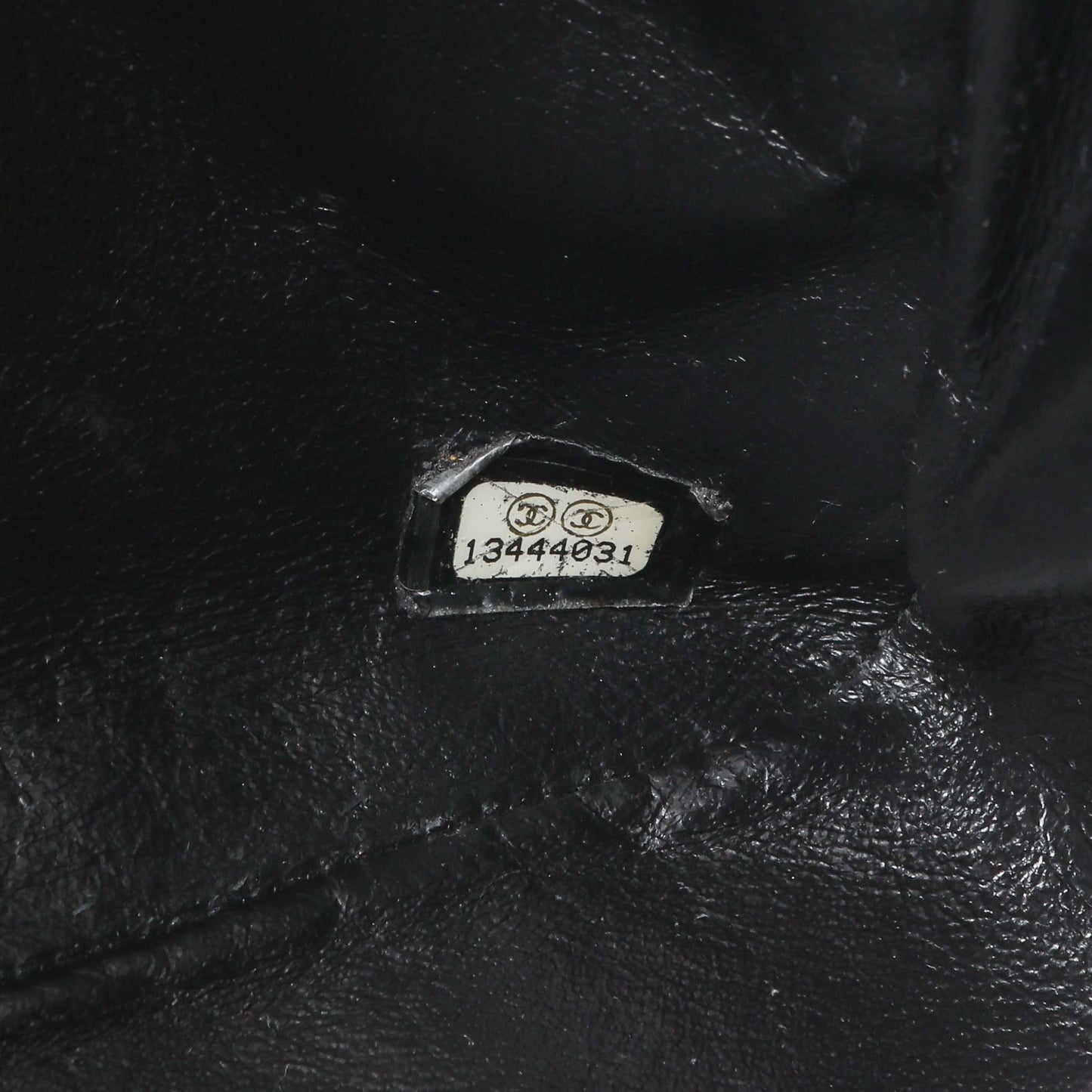 Exclusive Chanel Black Quilted Caviar Jumbo Single Flap — Lifestyle View
